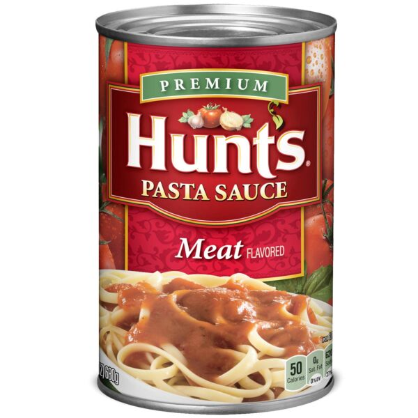 Hunt's Meat Pasta Sauce, 24 oz (Pack of 6) Gourmet Food